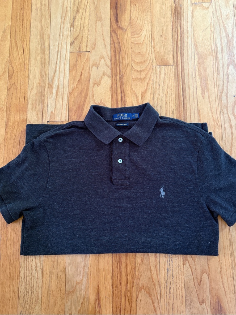 Polo by Ralph Lauren Charcoal Heather Short-Sleeve Polo